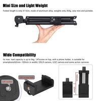 Yunteng 1688 3 en 1 Bluetooths poignée d'obturateur à distance Selfie Stick Mini trépied de Table pour IOS Android Iphone Samsung Smartphone