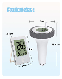 Thermomètre de <span class=keywords><strong>piscine</strong></span> numérique à flotteur Wifi à <span class=keywords><strong>distance</strong></span> longue portée sans fil à LED pour bain d'eau - Product Image 6