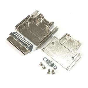 ขั้วต่อ SCSI VHDCI 68 พิน คุณภาพสูง แบบตัวผู้ ระยะห่างระหว่างขั้วต่อ = 0.8 มม. แบบเชื่อมต่อสำหรับสายเคเบิล - Product Image 2