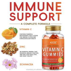 Amazonで最も売れている抗酸化ビタミンCグミサプリメントは、大人と子供の免疫の健康を促進します - Product Image 2