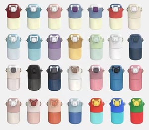 Bình Nước Tạo Động Lực 16Oz Quà Tặng Dây Thừng Mang Đi Học Chăm Sóc Em Bé Trẻ Em Bình Nước Thú Cưng Sip Bia Cảm Ứng Mềm Không Chứa Bpa Dễ Thương - Product Image 2