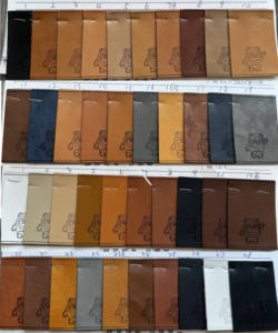 Nhà Sản Xuất Bán Buôn May Tùy Chỉnh Thiết Kế Chất Lượng Cao <span class=keywords><strong>PU</strong></span> Tư Nhân Tổng Hợp Mỏng Quần Áo Giả Da Nhãn Cho Giày Thẻ - Product Image 4