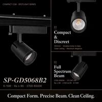 Foco LED COB Ultra Compacto Antideslumbrante de 50mm 6W 8W 12W 15W para Vitrinas, Boutiques y Salas de Exhibición (ODM)