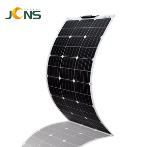 Panel Solar Flexible monocristalino fuera de la red de 200W, Kit de Panel de sistema de energía de placa casera <span class=keywords><strong>para</strong></span> generador, carga de energía, caravana, barco - Product Image 1