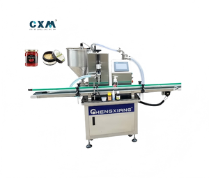 เครื่องบรรจุอัตโนมัติอเนกประสงค์ความแม่นยำสูง 10 กรัม-1000 กรัม สำหรับเครื่องดื่ม น้ำผึ้ง ขวดพลาสติก/แก้ว ควบคุมด้วย PLC ขับเคลื่อนด้วยมอเตอร์ - Product Image 1