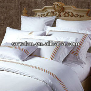 Hotel bordado de la hoja de cama/bordado almohada caso/bordado/<span class=keywords><strong>funda</strong></span> Nórdica - Product Image 5