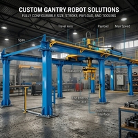 Manipulateur de treillis non standard, robot portique sur mesure, solution de manutention intégrée pour lignes de production personnalisées