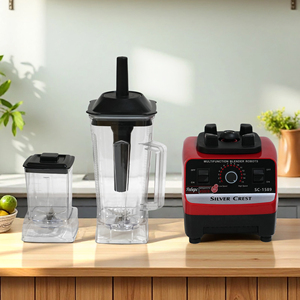 Zilveren Kuif 4500W Commerciële Elektrische Blender Machine <span class=keywords><strong>2l</strong></span> Grote Capaciteit 2in1 Juicer Mixer Grinder Zwaar Voor Gebruik Buitenshuis Rv - Product Image 5
