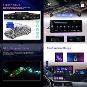 วิทยุติดรถยนต์ Podofo 2+64G 1 Din ระบบแอนดรอยด์ หน้าจอสัมผัส IPS ขนาด 6.9 นิ้ว รองรับ Wireless Carplay/Android Auto/BT/GPS/DSP/Wifi/FM/RDS ผู้จัดจำหน่ายขายส่ง - Product Image 5