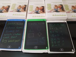 Nieuwigheid Leren Educatief Speelgoed Lcd 8.5 En 12 Inch Kleurrijke Schrijfbord Tekening Pad Uitwisbaar Elektronische Schilderij Pads