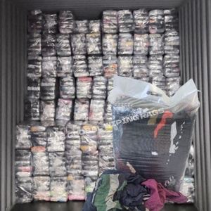 Trapos de Algodón Comprimidos de Colores, 10 kg, Paños de Limpieza Resistentes, Trapos de Algodón de Colores Mezclados para Limpieza - Product Image 1