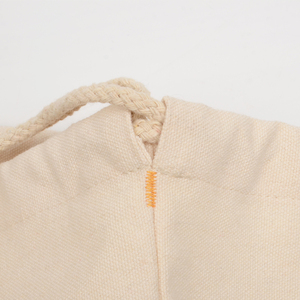 Sac à dos en toile recyclée BSCI en gros, petit sac à cordon, sac à déjeuner en toile de coton pour le sport - Product Image 6