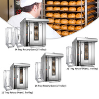 Horno Rotatorio Eléctrico de 12 Bandejas de Gran Calidad para Panadería, Horno de Convección Giratorio