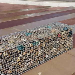 صندوق جابيون مجلفن ملحوم من شبكة سلكية لجدار التثبيت وحماية ضفاف الأنهار وتزيين الحدائق - Product Image 4