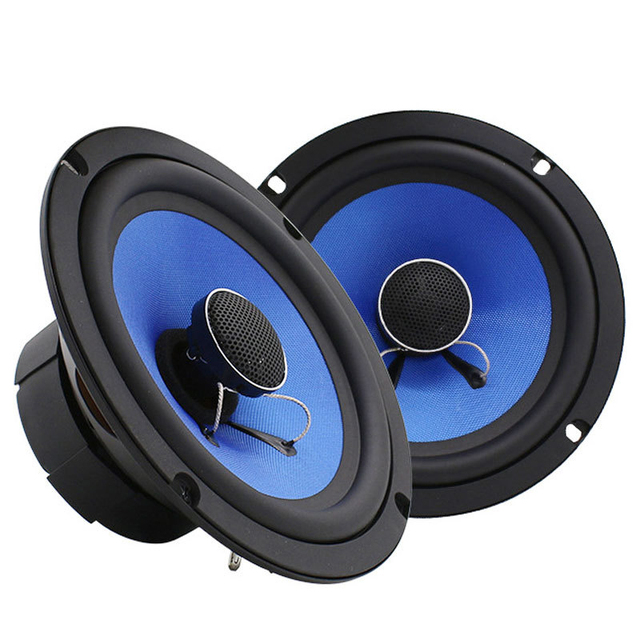 1pair Speakers 6.5 Inch 12V Full Range Car Universal Audio System Powerful Coaxial Horn and Woofer Speaker