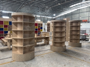 Bespoke cuốn sách trường hợp tủ gỗ Tủ Sách 5 kệ cho trường học hiện đại thư viện đồ nội thất cuốn sách trắng Kệ tổ chức kệ sách - Product Image 5