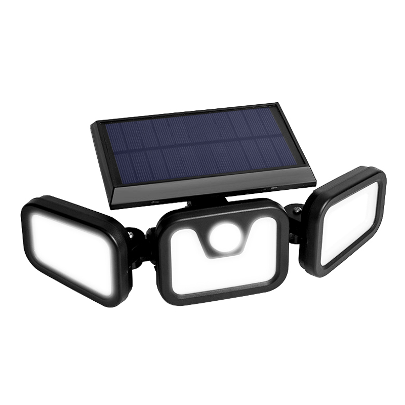 Amazon на солнечных батареях 3 головки водонепроницаемый высокой мощности датчик движения беспроводной прожектор сад SMD LED IP65 Ce -25 - 65 1 год 260