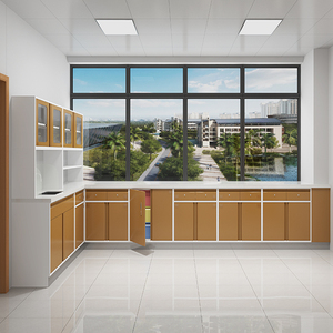 Armários Modernos de Aço para Equipamentos Médicos e Armazenamento Hospitalar UKEN, Montagem na Parede Durável com 2 Portas e 4 Gavetas - Product Image 5