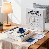Coffret cadeau personnalisé en carton rigide écologique avec jeu de cartes à gratter d'activités de rencontre imprimé, jouet éducatif pour la famille et les enfants