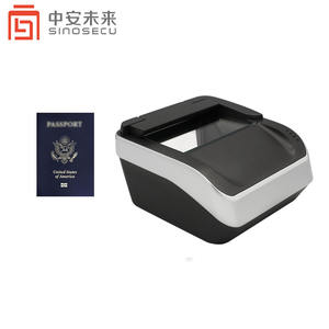 Escáner de tarjetas de lector de pasaporte MRZ OCR de página completa automático portátil con función de luz de interfaz USB Software informático gratuito SDK - Product Image 3