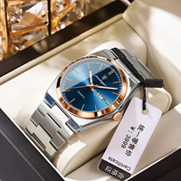 Montre-bracelet à quartz verte bon marché pour hommes d'affaires vente en gros bonnes marques cadran 42mm diamètre 20mm boîtier en alliage bande 20mm Relogio Company