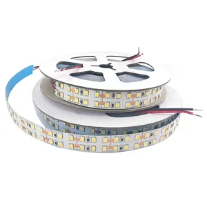 High lumen ausgang Double reihe Soft 2835 LED streifen 2835 smd 24W 24V 240LEDs/M für projekt beleuchtung