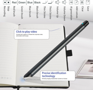 Venta al por mayor de fábrica: Set de Cuaderno y Bolígrafo Inteligente con Sincronización en Tiempo Real, Cuaderno de Ejercicios A5 con Función IA para Cualquier Persona (Android e iOS) - Product Image 3