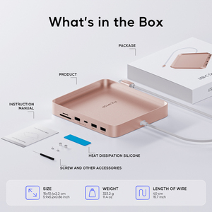 Adaptador de Concentrador <span class=keywords><strong>USB</strong></span> PULWTOP, Accesorios para <span class=keywords><strong>iMac</strong></span> M1/M3 con <span class=keywords><strong>USB</strong></span> C de 10 Gbps, 3 Puertos <span class=keywords><strong>USB</strong></span>-A, SD/TF, Compatible con Expansión de SSD M.2 (No Incluido) - Product Image 6