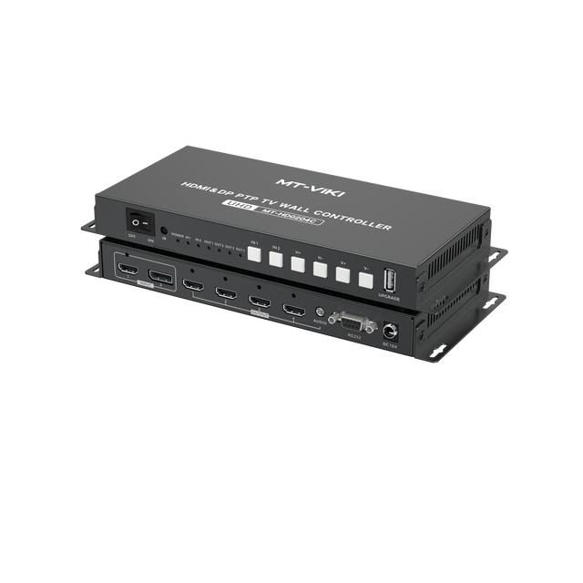 MT-VIKI 4K 60Hz 4:2:0 or 4K 30Hz 4:4:4 HDMI Video Wall Controller Processor Multiviewer 2x4, Multi Screen Splicer 2 in 4 Out