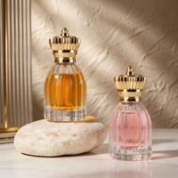 Botol Parfum Bulat Kustom Kelas Atas 30 ml Botol Kaca Parfum Silinder Mewah dengan Kemasan