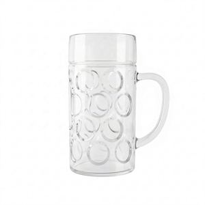 Grand verre de 1200 ml avec poignée, logo personnalisé, écologique, classique, pour les festivals de bière, les fêtes, les événements et les bars - Product Image 1