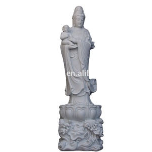 Tượng Quan Âm Bằng Đá Cẩm Thạch - Product Image 1