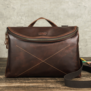 Cartable de luxe personnalisé décontracté de couleur changeante <span class=keywords><strong>pour</strong></span> hommes sac à bandoulière en cuir véritable 13.3 pouces <span class=keywords><strong>sacoche</strong></span> <span class=keywords><strong>pour</strong></span> ordinateur portable sac à main <span class=keywords><strong>pour</strong></span> hommes - Product Image 1