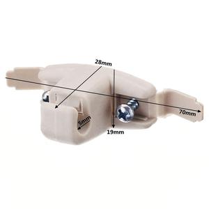 Ganchos de montaje para visera de coche Winning Journey, para Bmw E46 Serie 3 325 M3, plástico, gris, beige - Product Image 3