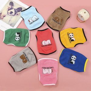 Chalecos para mascotas con estampado de animales, chaleco de poliéster transpirable para perros y gatos, ropa de verano, primavera y otoño - Product Image 1