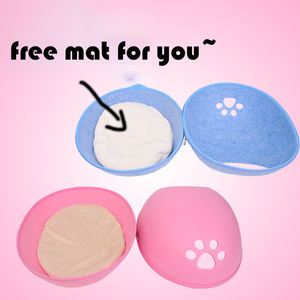 Casa para gatos plegable, cómoda y colorida, lavable, bricolaje, barata, para mascotas, ropa pequeña, camas y accesorios para dormir - Product Image 2