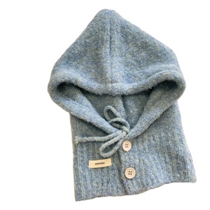 Cagoule d'hiver pour femmes Écharpe thermique intégrée avec boutons Couvre-oreilles coupe-vent pour le <span class=keywords><strong>ski</strong></span>, la neige et les sports d'extérieur - Product Image 1
