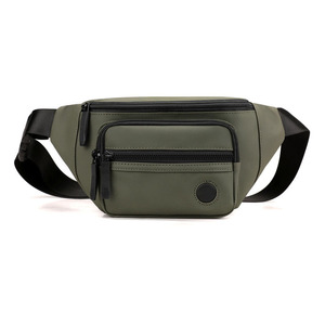 Bolsa Deportiva Impermeable de Poliéster con Cierre de Cremallera, Forma de Caja, Color Sólido, Unisex, para Ciclismo, Senderismo, Cintura/Bandolera - Product Image 1