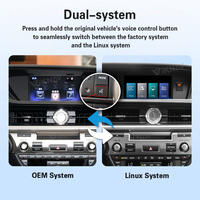 Decodificador de coche con sistema Linux Viknav, interfaz de actualización compatible con Lexus ES 2015-2022, CarPlay inalámbrico, Android Auto, Autolink, Airplay