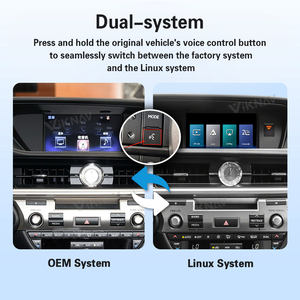 Decodificador de coche con sistema Linux Viknav, interfaz de actualización compatible con Lexus ES 2015-2022, CarPlay inalámbrico, Android Auto, Autolink, Airplay - Product Image 3