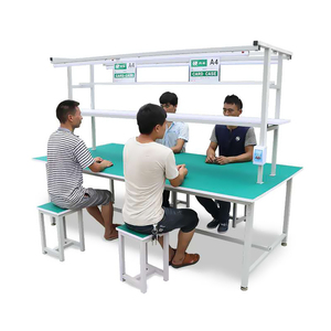 Banc de travail antistatique ESD, table de travail antistatique robuste pour atelier d'usine électronique - Product Image 1