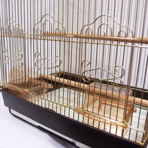 <strong>Small</strong> <strong>Animals</strong> Quadrate Horizontal Sliding Gold Iron love Bird <strong>Cages</strong> Big Large Breeding - Product Image 4