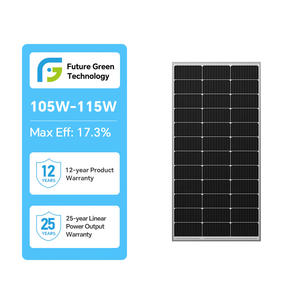 Panneau solaire <span class=keywords><strong>Fget</strong></span> de fabrication chinoise, haute efficacité, meilleur matériau, 105W 115W 36 cellules, au meilleur prix - Product Image 1