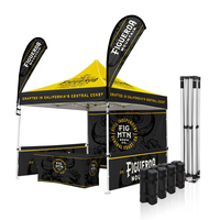 Tente de chapiteau d'exposition commerciale personnalisée de 10x10 pieds avec logo Tente d'auvent de gazebo Pop Up10X10 imperméable extérieure