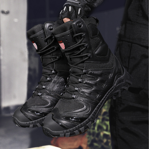 DF0726 5AA UZMK AS33 Nueva Versión Botas Tácticas para Hombre, Estilo Dominante, Corte Alto, para Entrenamiento, Senderismo, Actividades al Aire Libre - Product Image 5