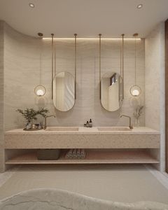 Meuble de salle de bain de luxe Premium Quarry-Top Light pour espaces de vanité de salle de bain haut de gamme - Product Image 2