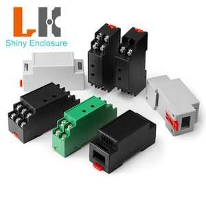 95*48*24mm küçük Din ray muhafazası montaj muhafaza elektronik Abs plastik bağlantı kutusu kablo çıkışı konut - Product Image 1