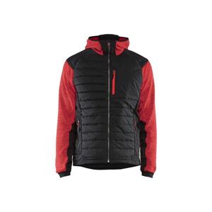 BLAKLADER - 5930211756994XL Veste hybride Rouge/Noir-EAN 7330509722657 VESTES DE TRAVAIL D'HIVER SOFTSHELL ET VESTES REMBOURRÉES - Product Image 1