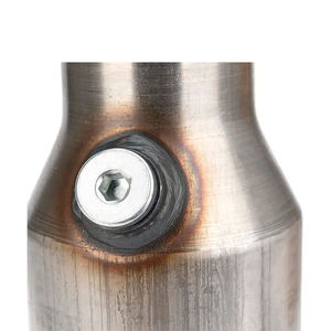 Convertisseur catalytique universel haute performance 400 <span class=keywords><strong>cpsi</strong></span> 2,5 pouces, substrat métallique poli miroir, Power Boost +15HP pour voiture tuning - Product Image 6