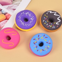 Nouveau jouet anti-stress en forme de donut extensible et compressible ; Réplique réaliste en TPR, jouet souple en caoutchouc, emballage en boîte colorée - Usine